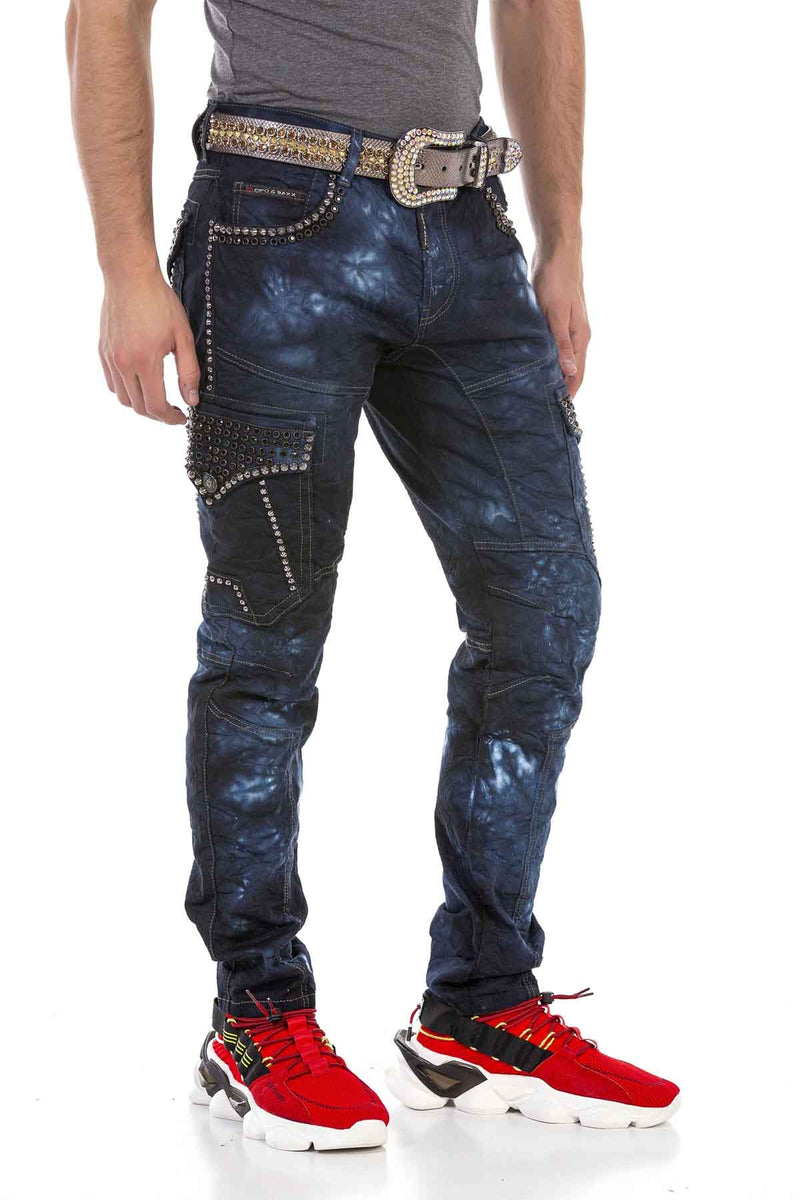 Cipo Baxx OCEAN Men s Jeans Denim Cargo CD677 persvision