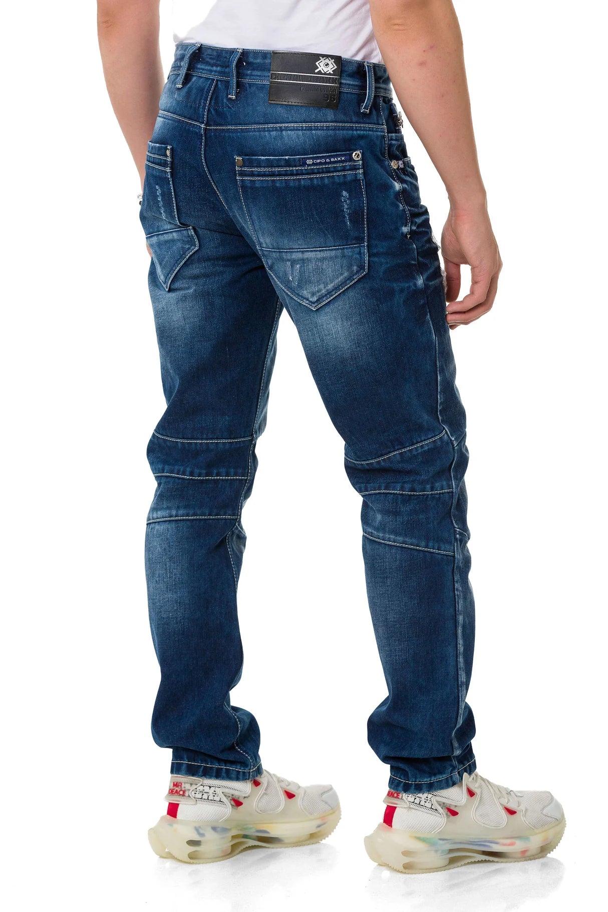 Vaqueros de hombre Cipo &amp; Baxx PAUL denim CD148