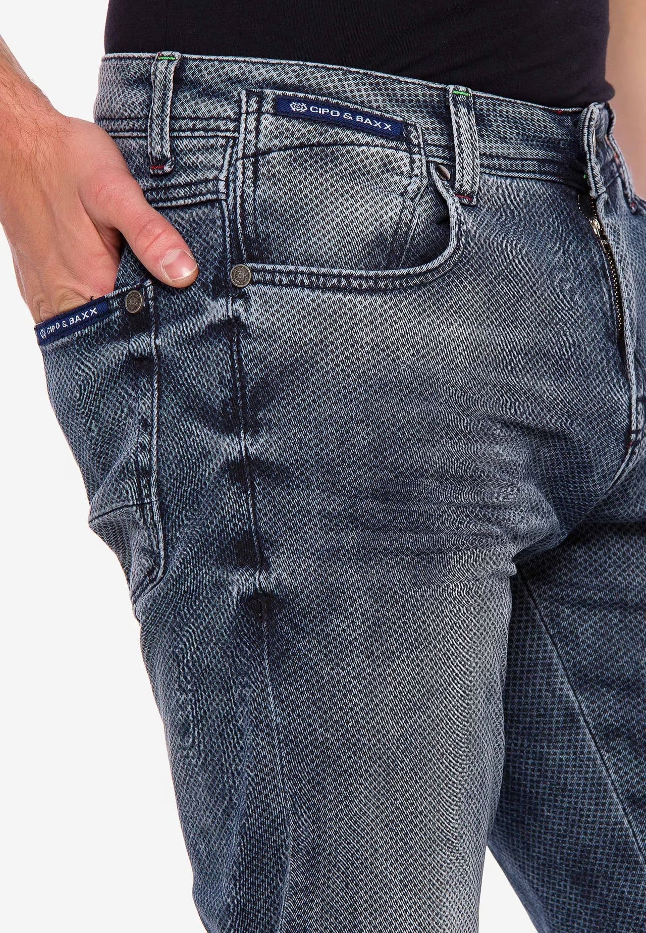 Cipo & Baxx ANTON Herren Jeans Denim CD543