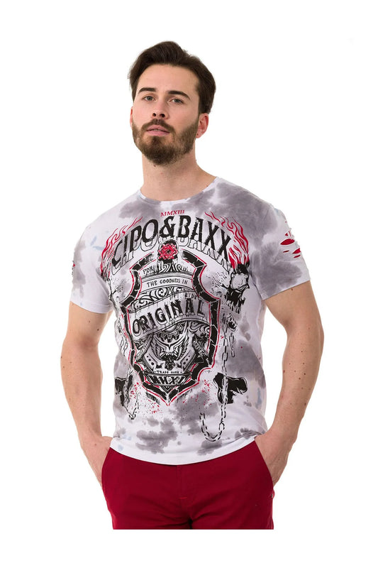 Cipo &amp; Baxx RON Camiseta Hombre CT728