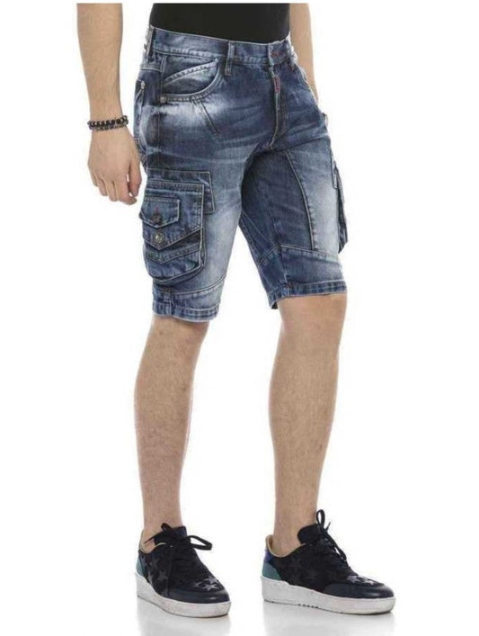 Cipo & Baxx FLORENT Herren Kurze Jeans Denim CK209