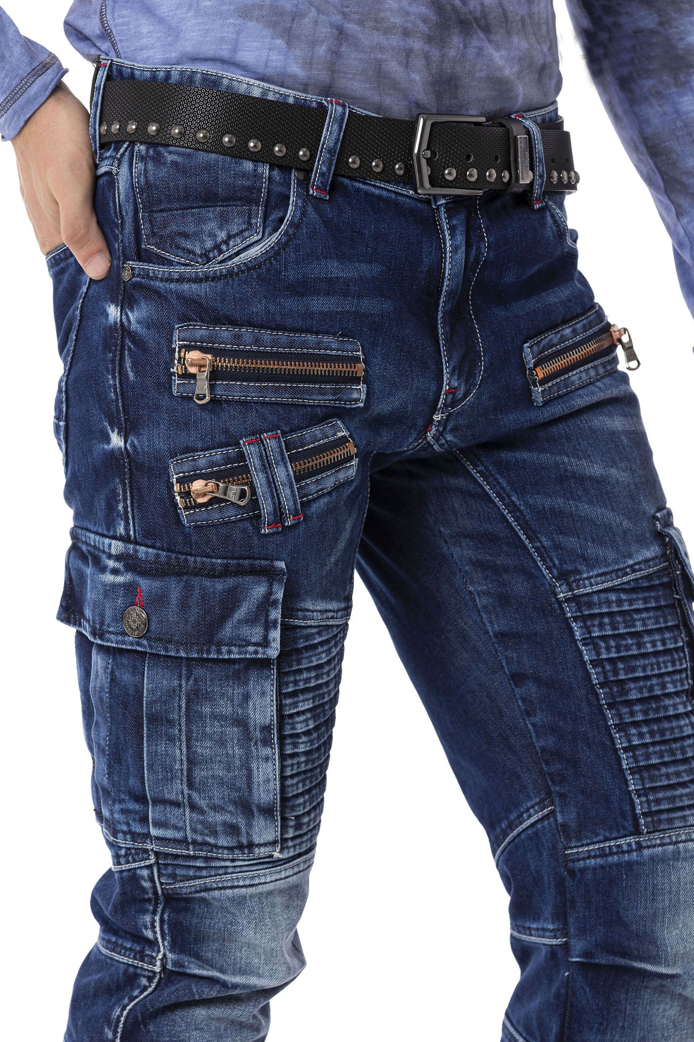 Cipo & Baxx HUGO Herren Cargo Jeans CD798