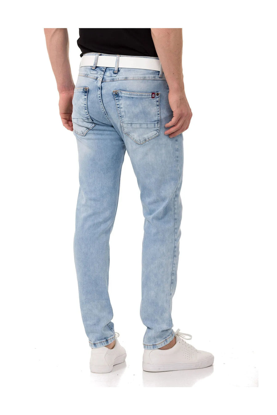 Cipo & Baxx BALMAN Herren Jeans Slim-Fit ice blue  Denim CD820