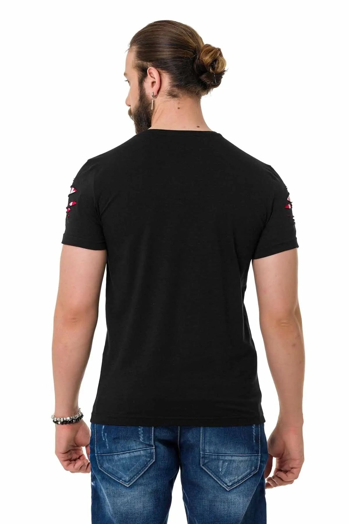 Cipo & Baxx ILLYA Herren black T-Shirt CT772