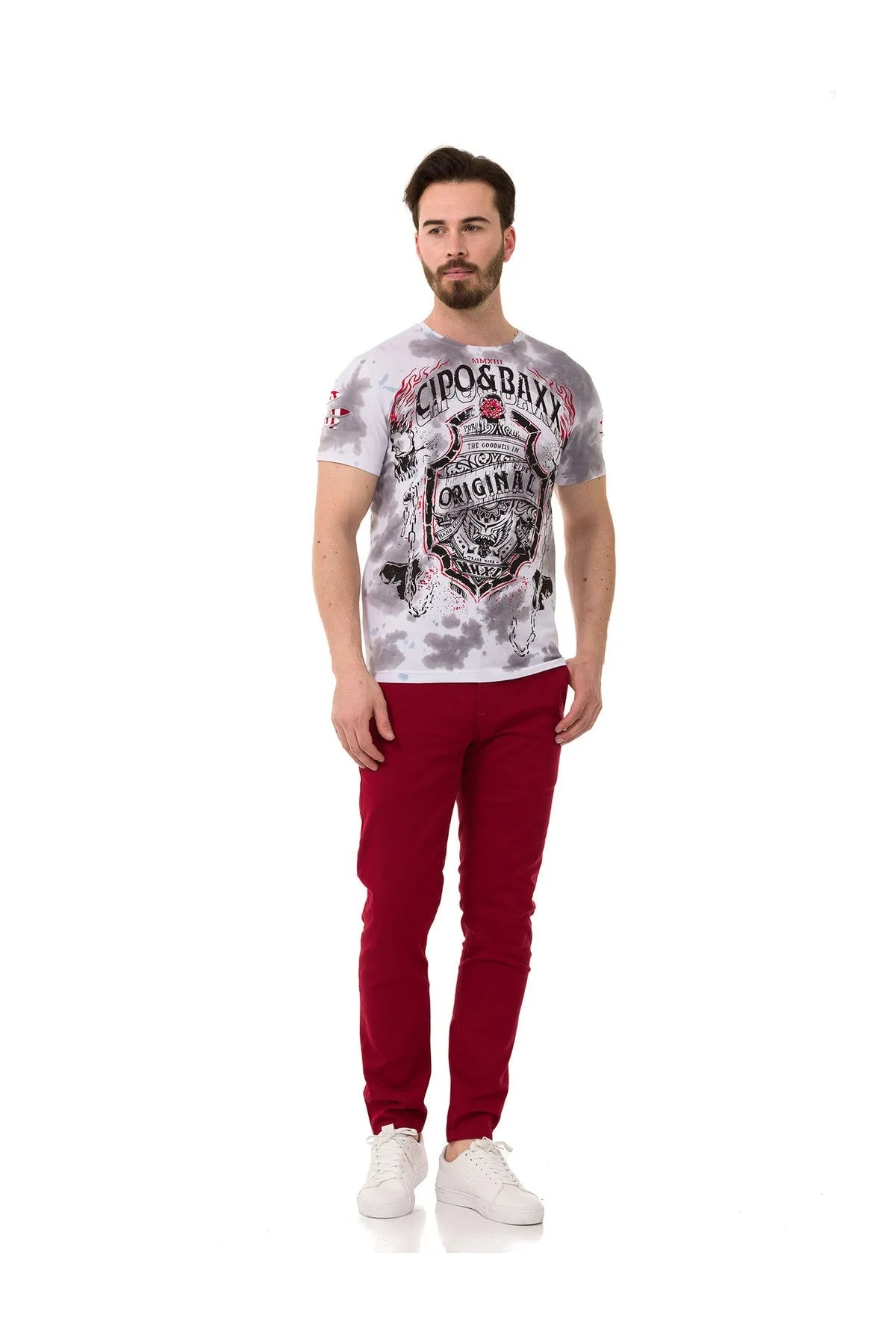 Cipo &amp; Baxx RON Camiseta Hombre CT728