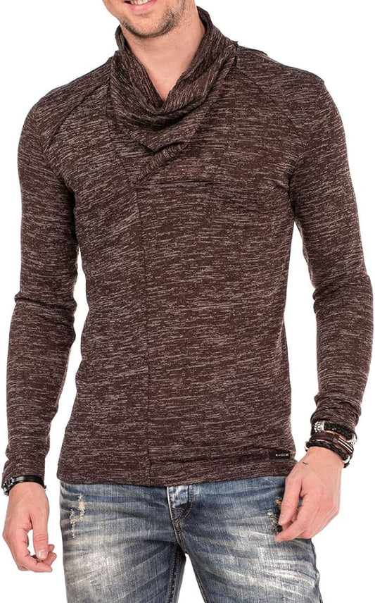 Cipo & Baxx FORD Herren Shirt  brown CL332