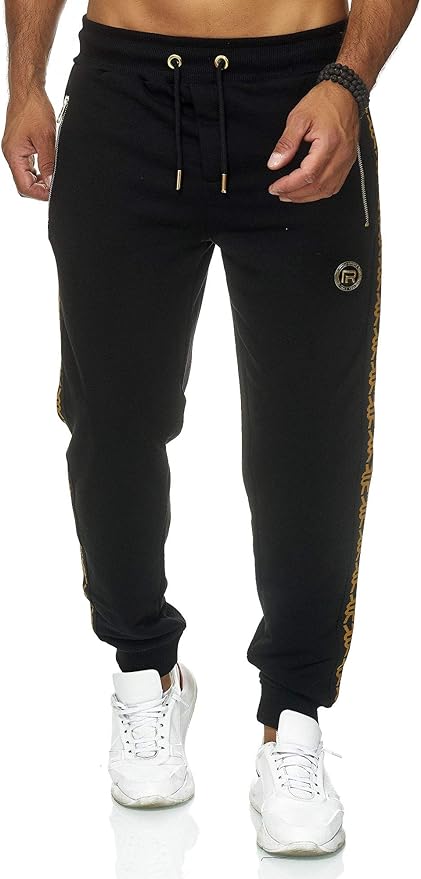 Redbridge BAHIA Herren Jogginghose schwarz R-Logo Premium M4237