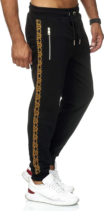 Redbridge BAHIA men's jogging pants black R-Logo Premium M4237 