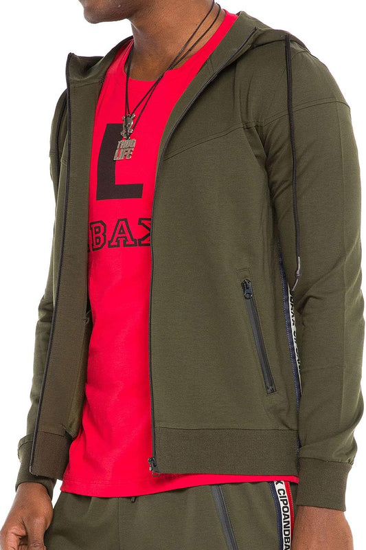 Sudadera con capucha de hombre Cipo &amp; Baxx GOLDFIELD CL459