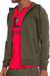 Cipo & Baxx REMY Herren Kapuzen Sweatshirtjacke CL346