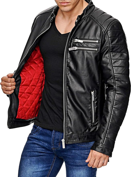 Redbridge DAVIDSON men's leather jacket