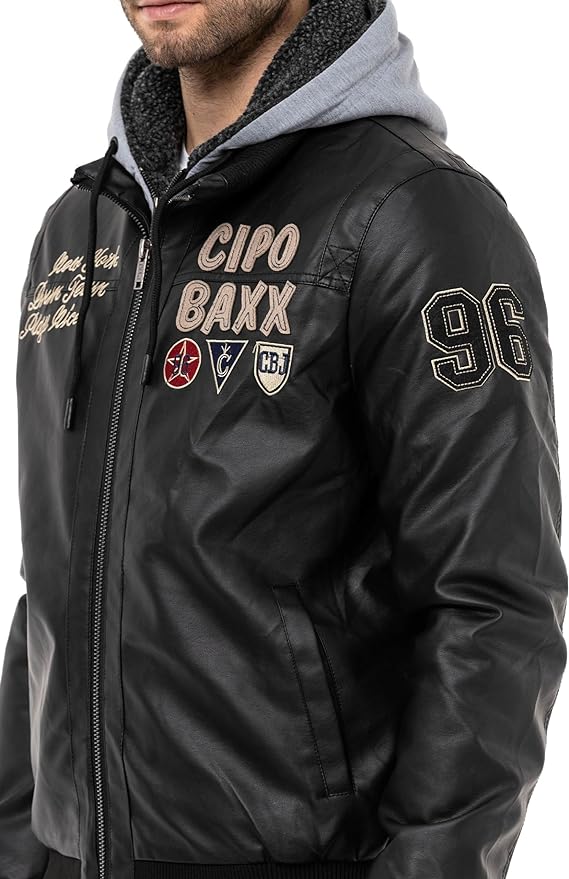 Cipo &amp; Baxx BLACKPOOL Chaqueta vaquera para hombre Chaleco Denim CJ155