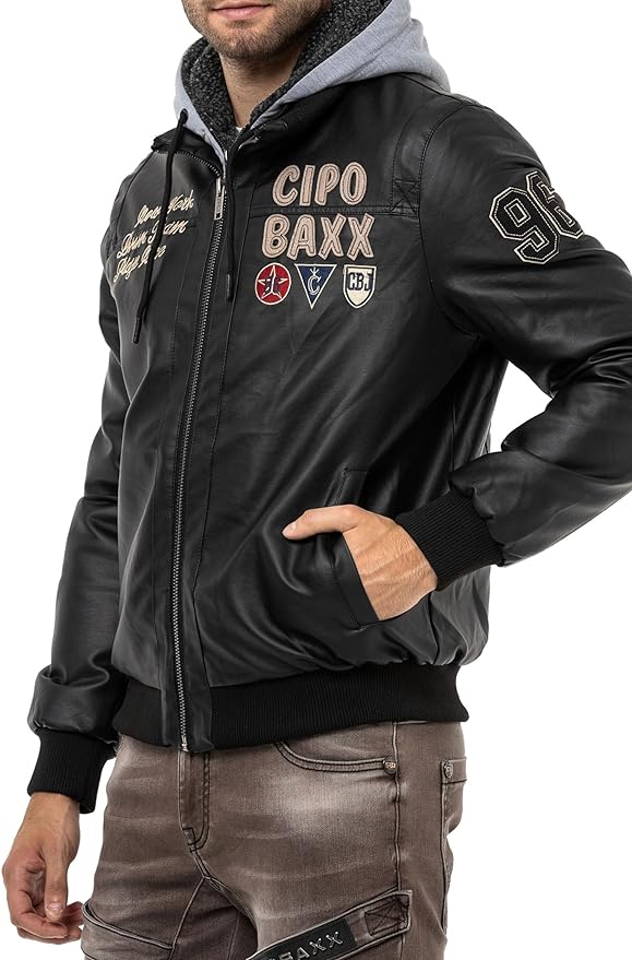 Cipo &amp; Baxx BLACKPOOL Chaqueta vaquera para hombre Chaleco Denim CJ155