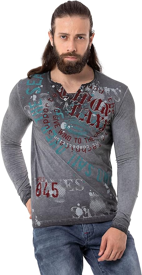 Camisa hombre Cipo &amp; Baxx TRAVIS CL515