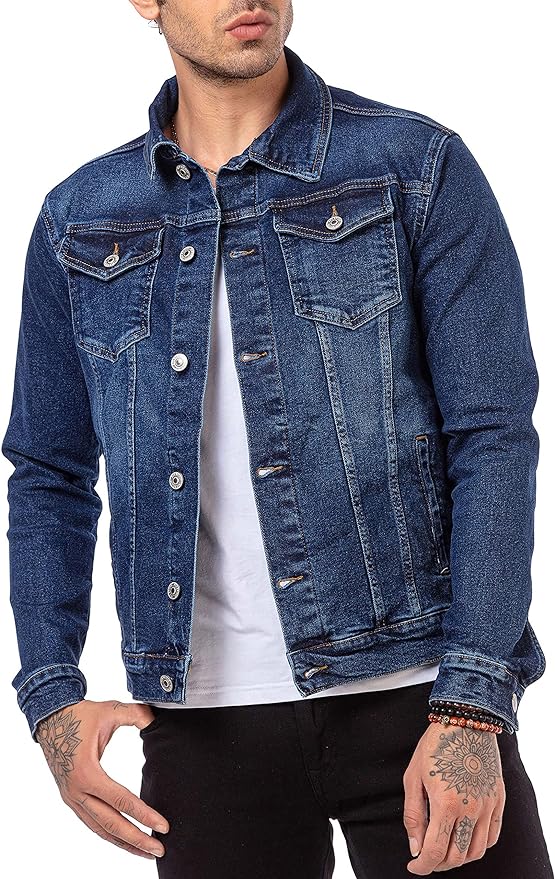 Redbridge ARLO Men's Jeans Jacket Denim Dark M6127