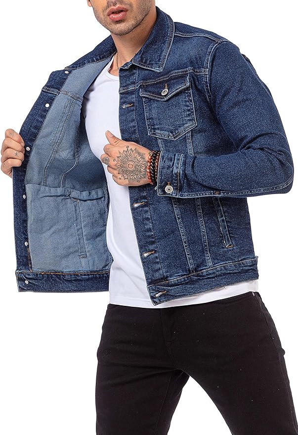 Redbridge By Cipo &amp; Baxx TROY Chaqueta vaquera para hombre Denim M6059