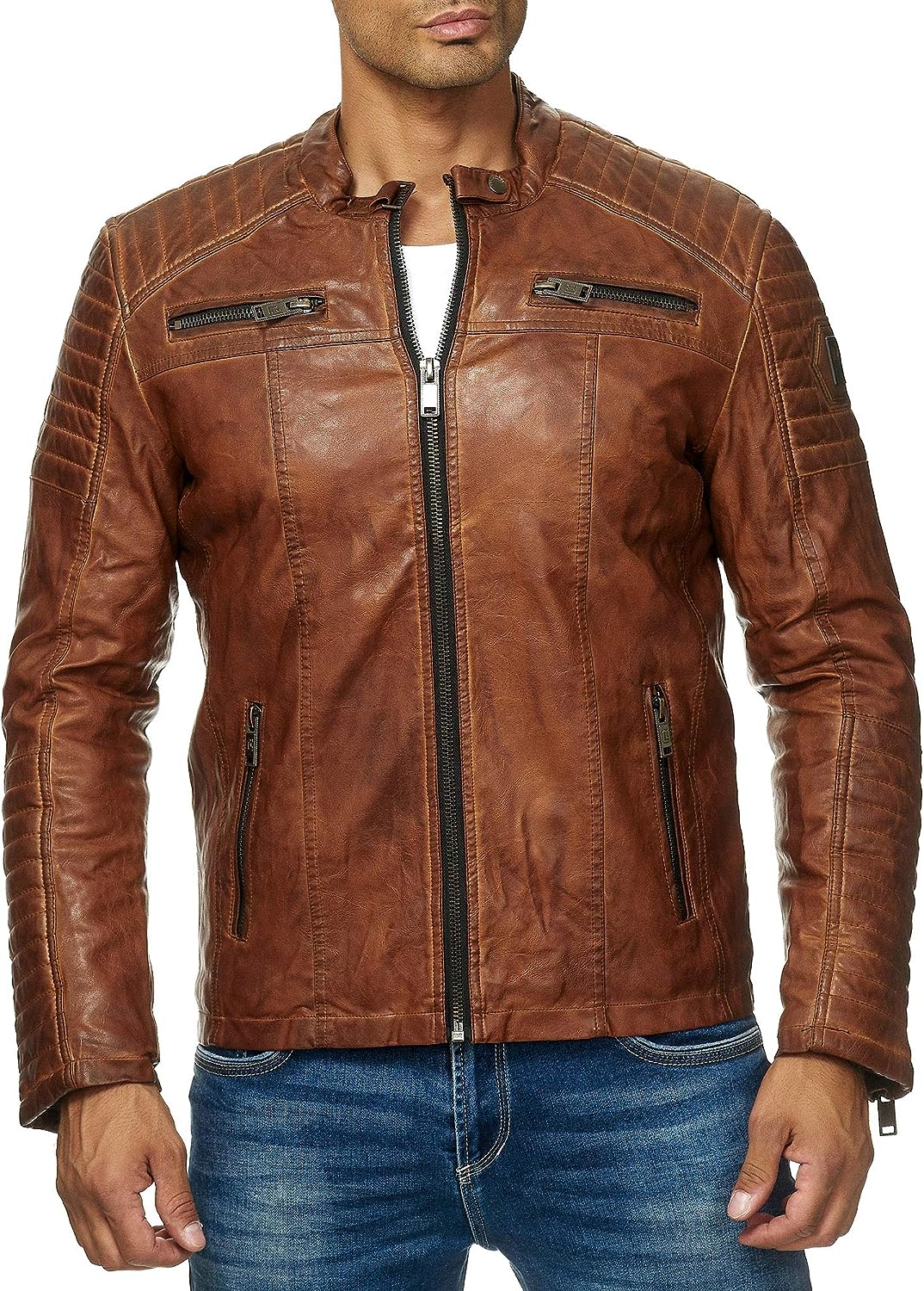 Redbridge HAVANA Herren Lederjacke M6013