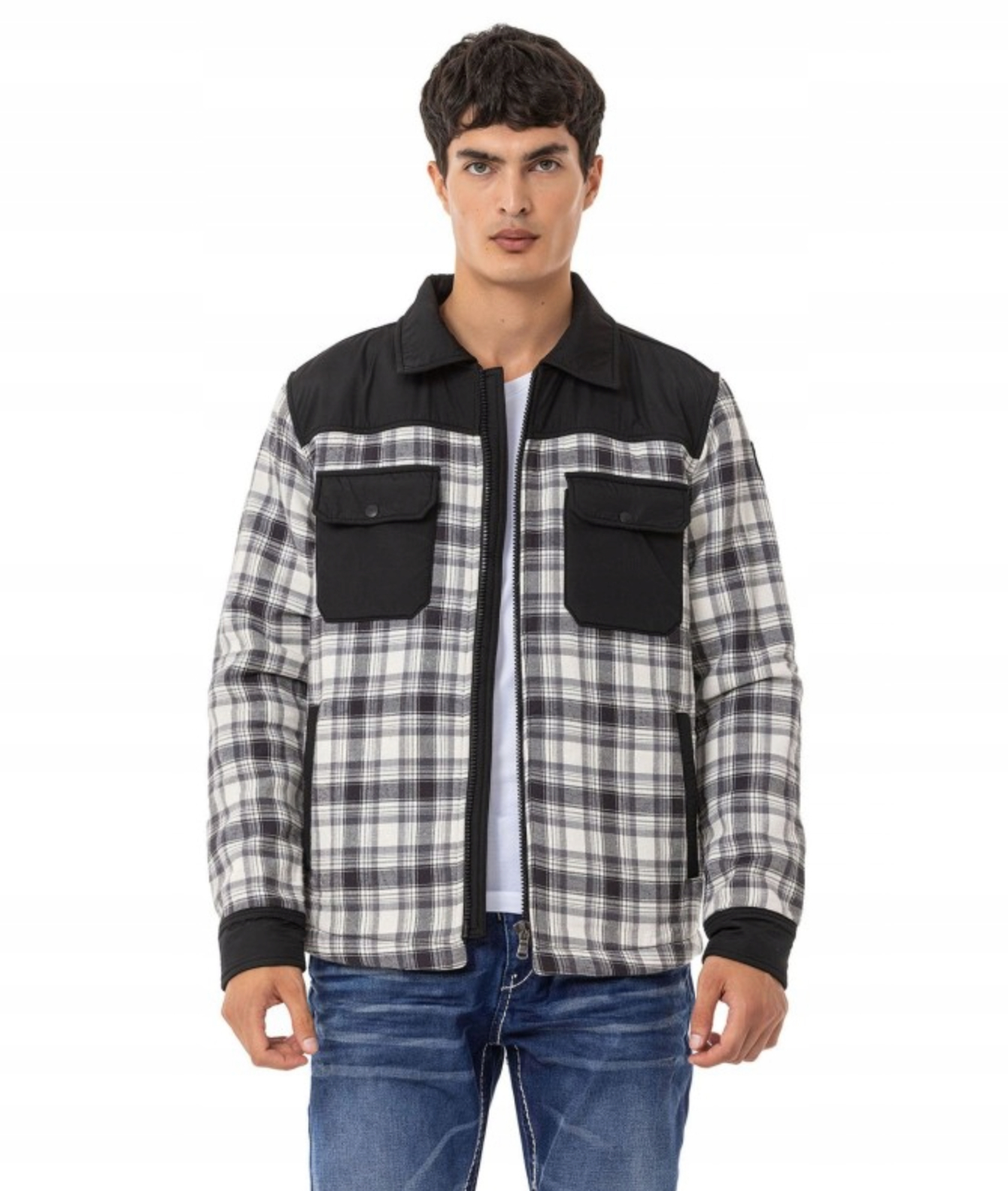 Cipo & Baxx EMILIO Herren HemdJacke CL548