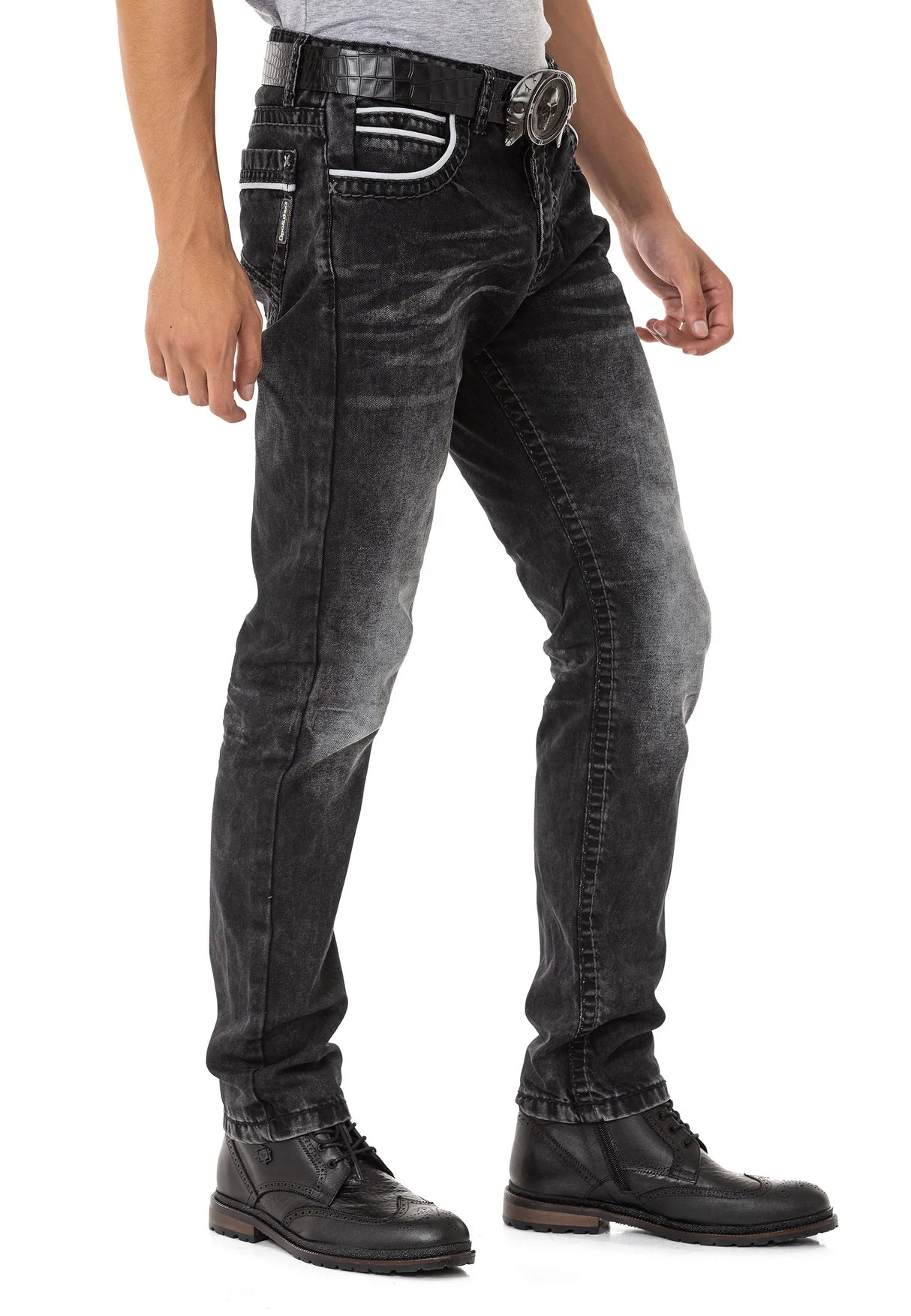 Vaqueros de hombre Cipo &amp; Baxx PAUL denim CD148