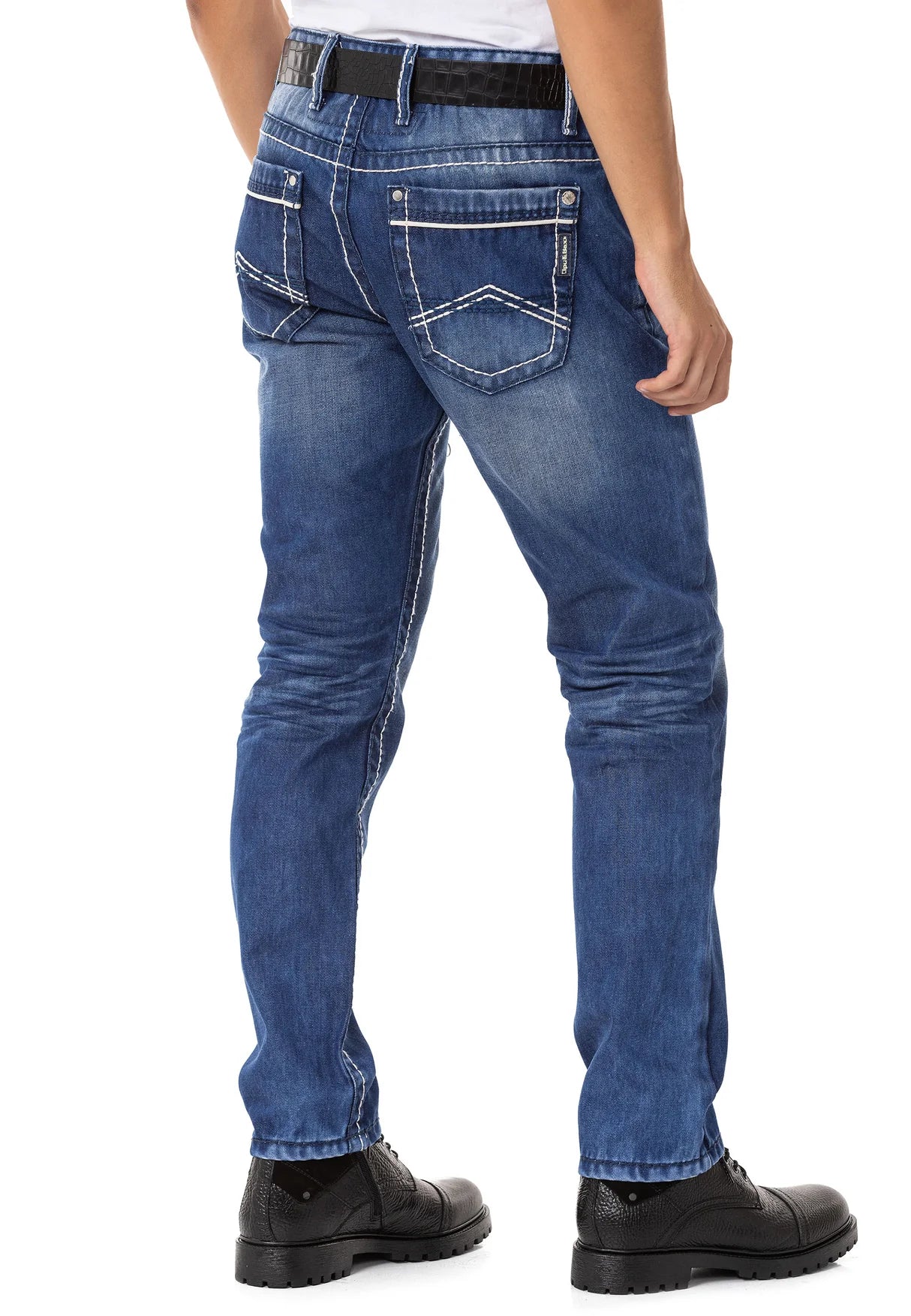 Vaqueros de hombre Cipo &amp; Baxx PAUL denim CD148