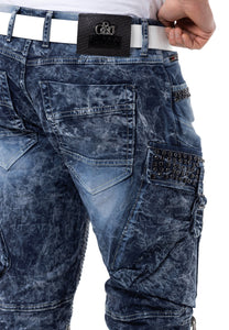 Cipo &amp; Baxx DAKOTA men's jeans denim CD494