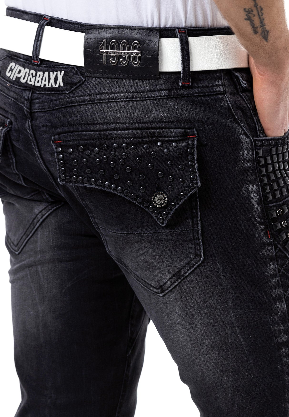 Cipo &amp; Baxx FIBRO Vaqueros Hombre Denim CD696