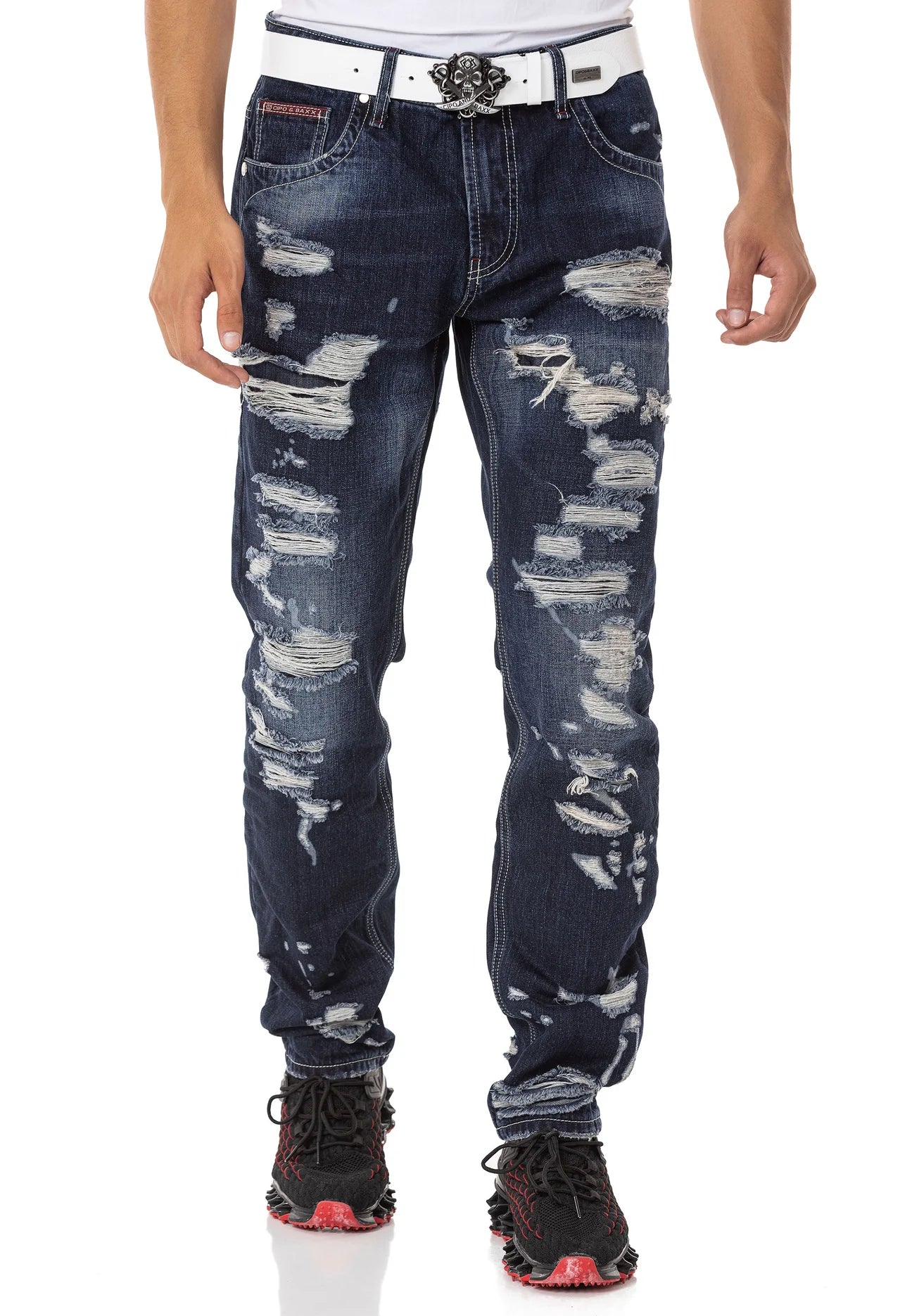 Cipo & Baxx WINCHESTER DARK Herren Jeans Denim CD843