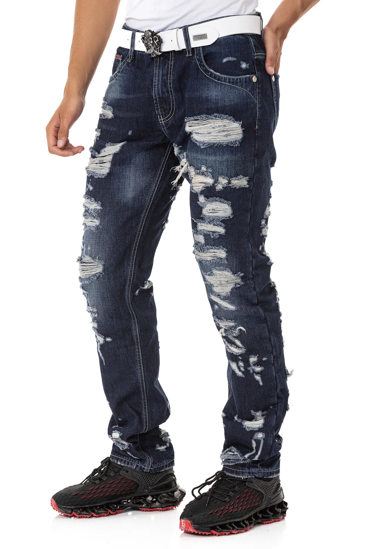 Cipo &amp; Baxx WINCHESTER DARK jeans de hombre denim CD843