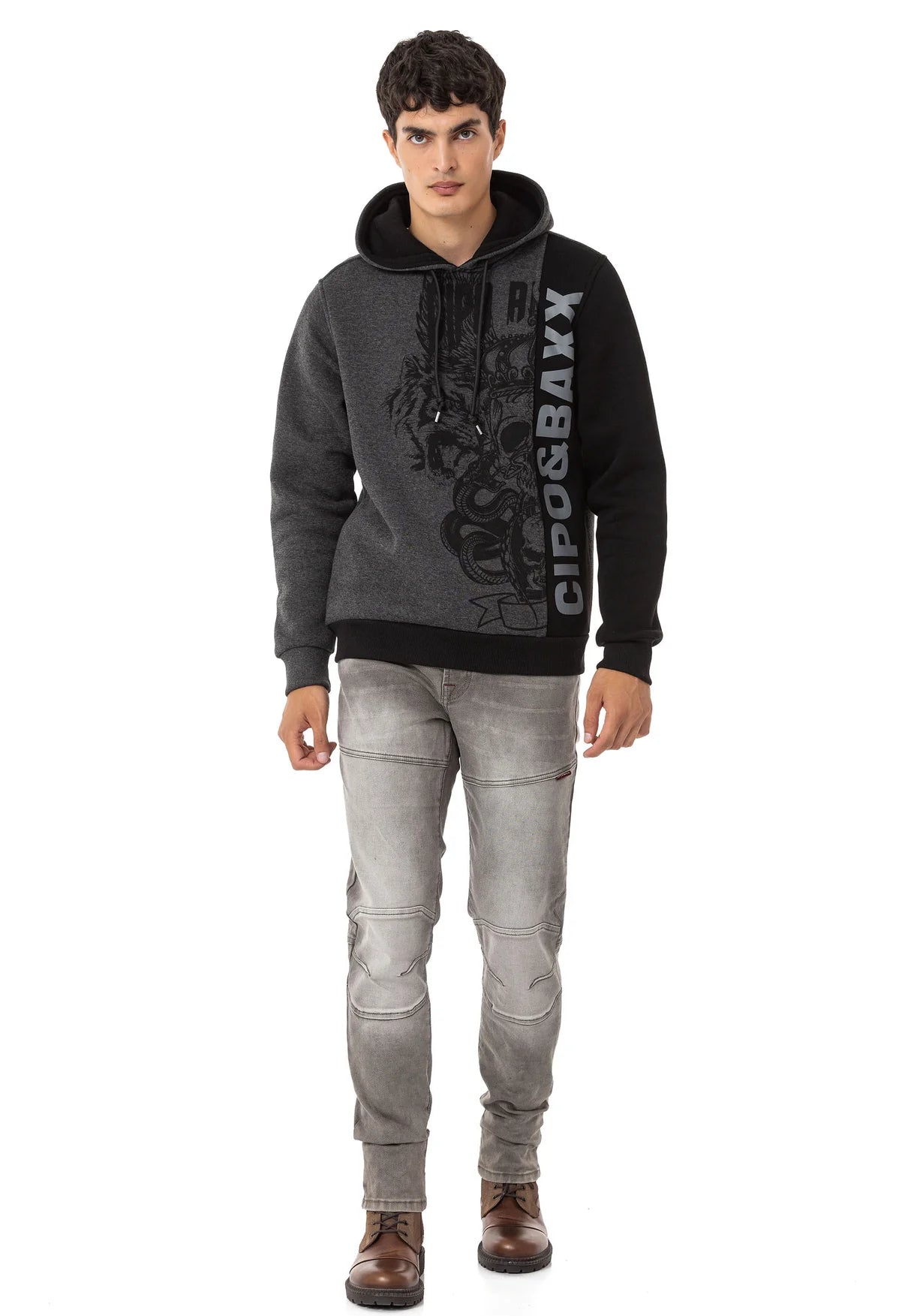 Cipo & Baxx UPTAKE Herren Kapuzen Sweatshirt CL541