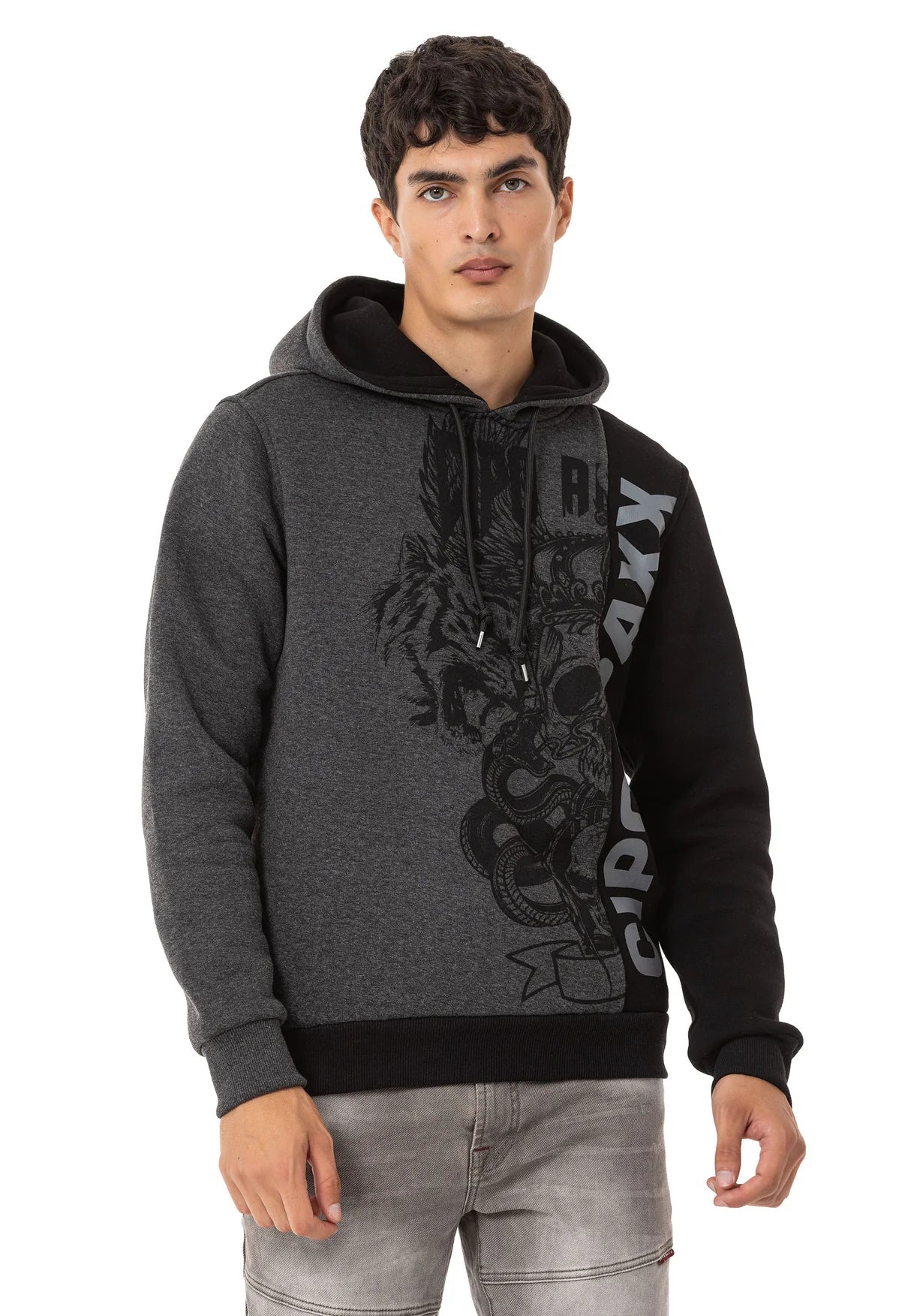 Cipo & Baxx UPTAKE Herren Kapuzen Sweatshirt CL541