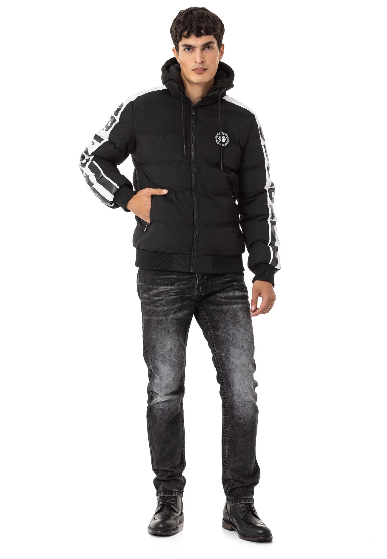 Cipo & Baxx CARLOS Herren Bomberjacke CM222