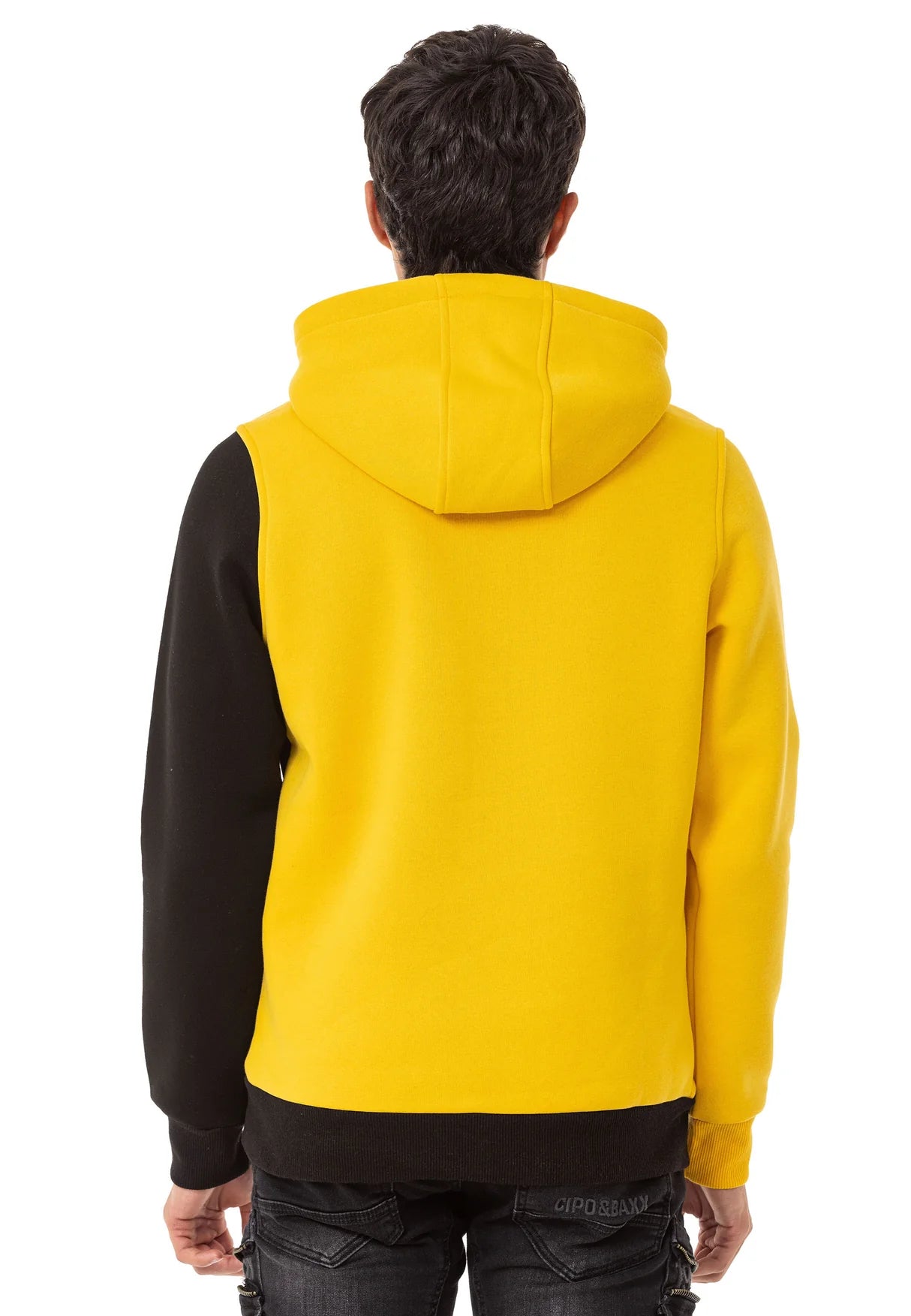 Cipo & Baxx UPTAKE Herren Kapuzen Sweatshirt CL541 yellow