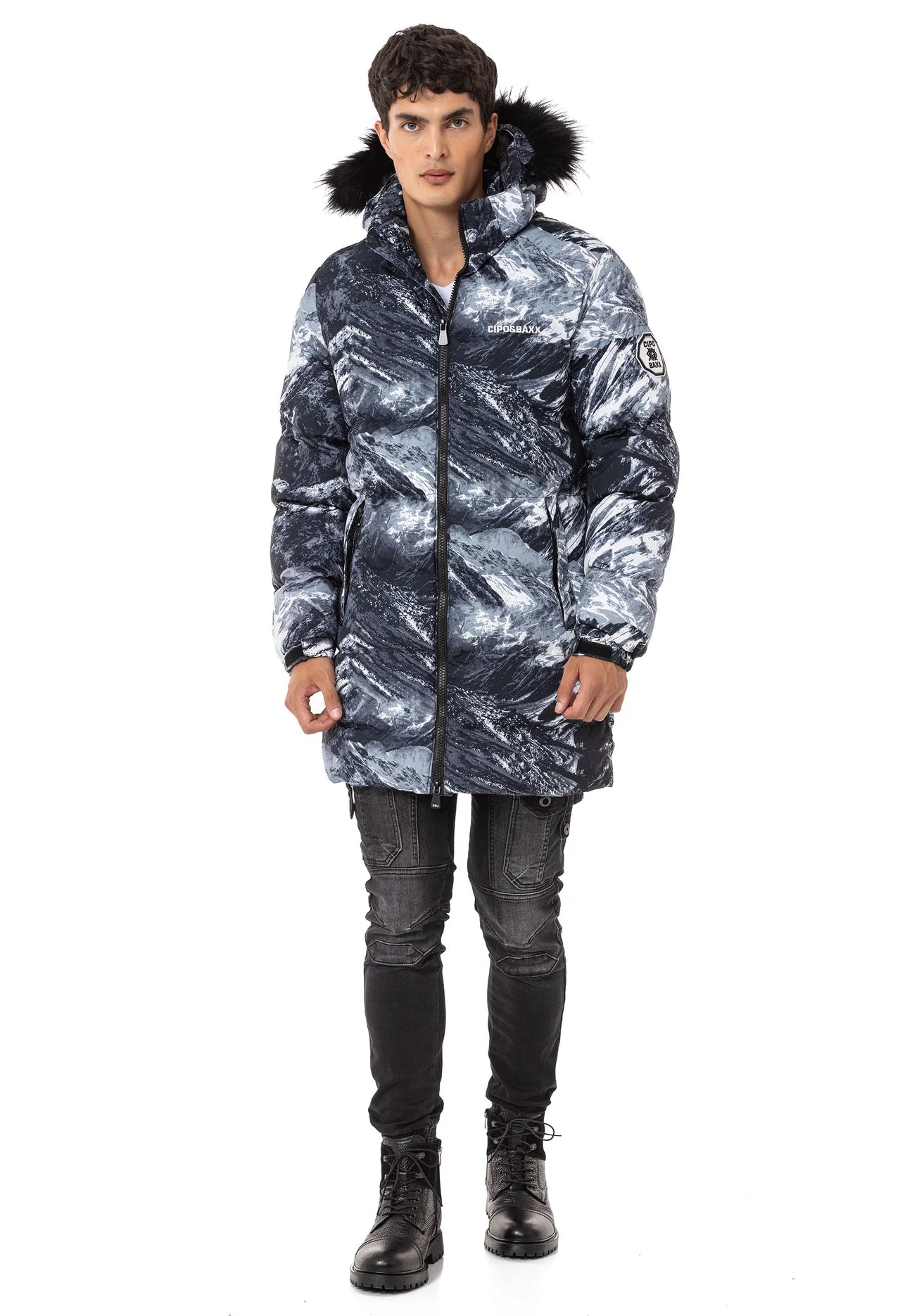 Cipo & Baxx SPENCER Herren Bomberjacke Mantel CM217