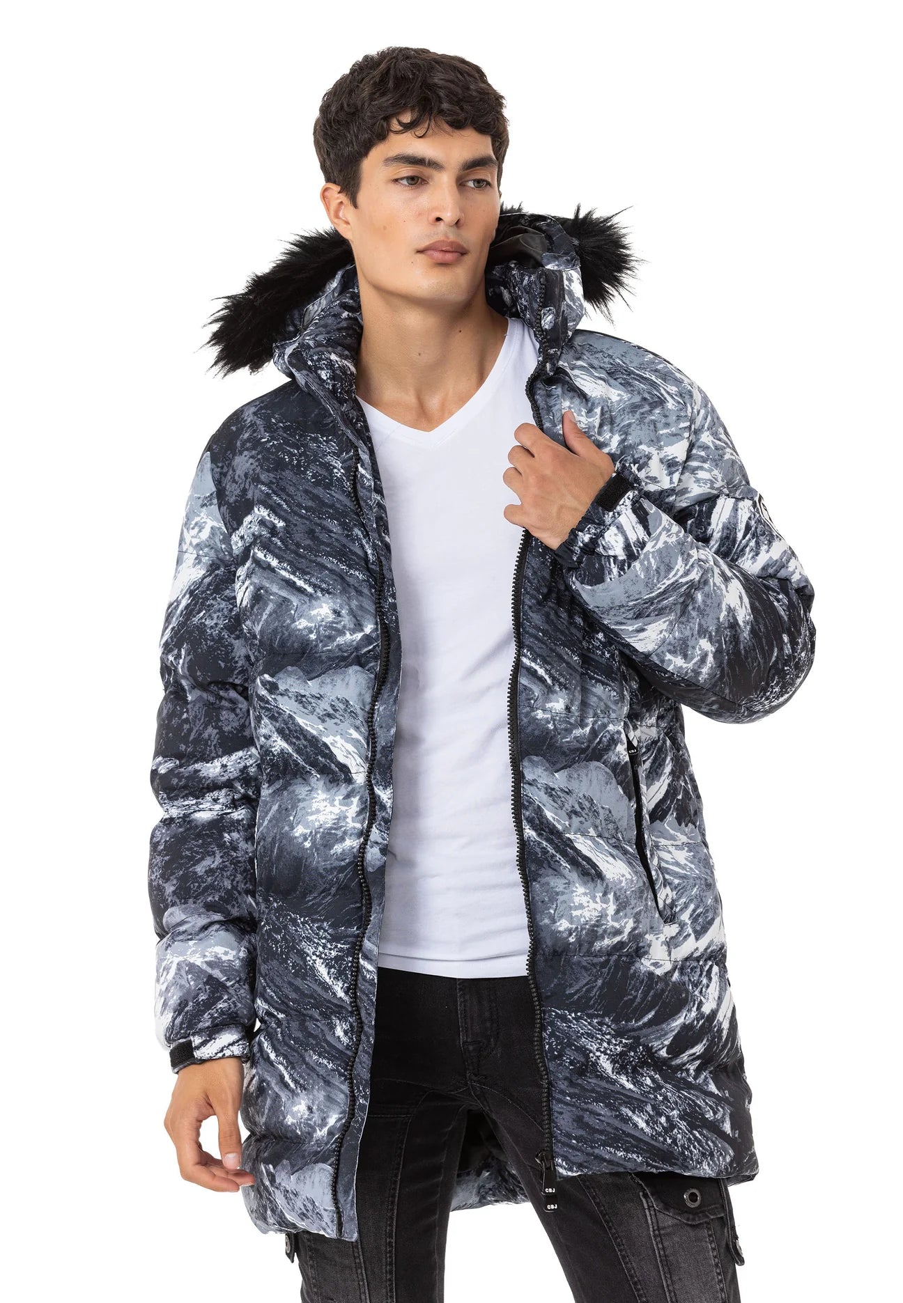 Cipo & Baxx SPENCER Herren Bomberjacke Mantel CM217