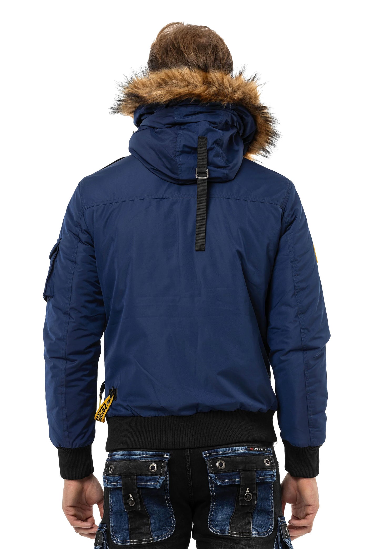 Cipo & Baxx MARTIN Herren Bomberjacke Fellkragen CM220