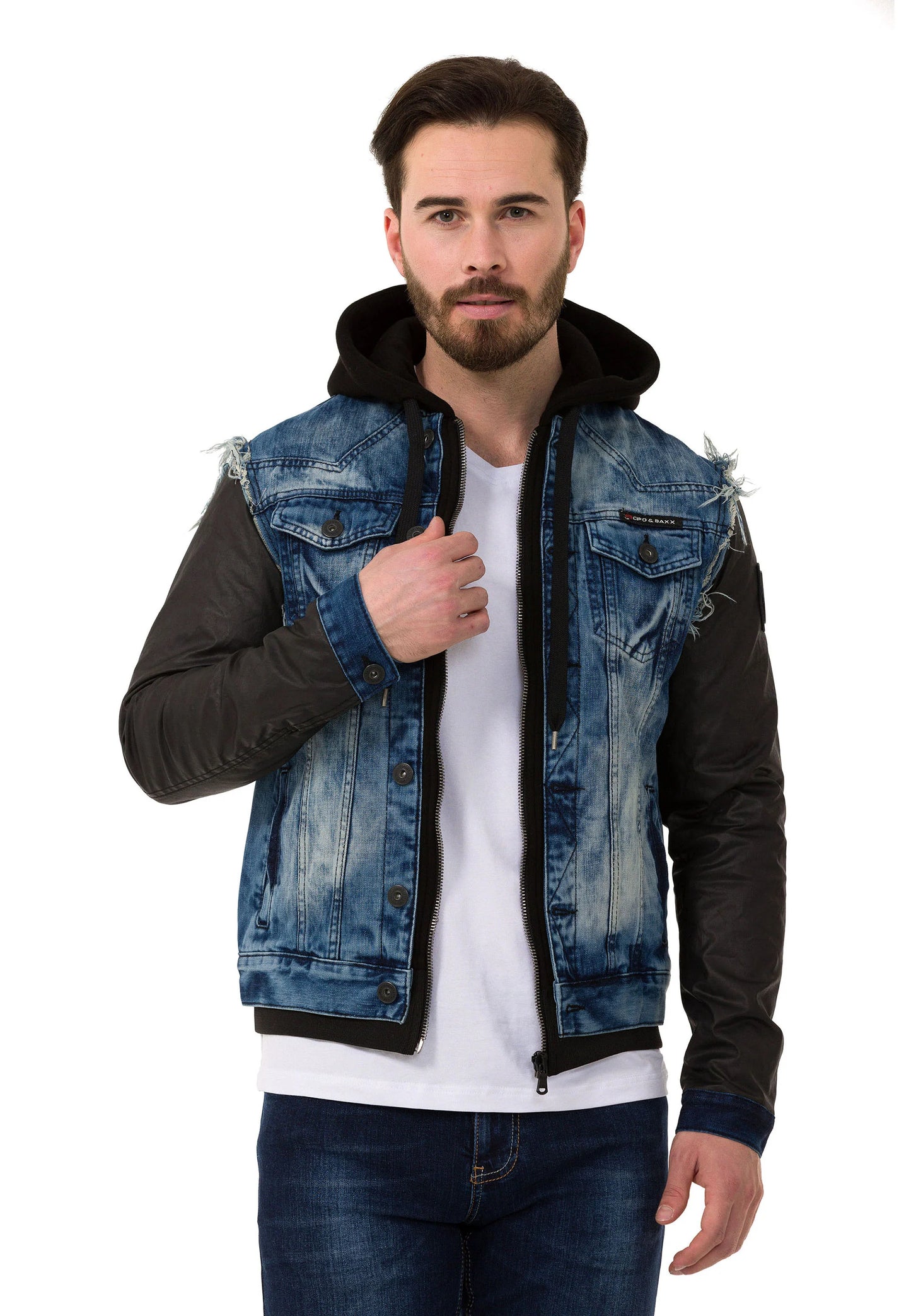 Cipo & Baxx AUSTIN Herren Jeans Jacke Denim C-1290