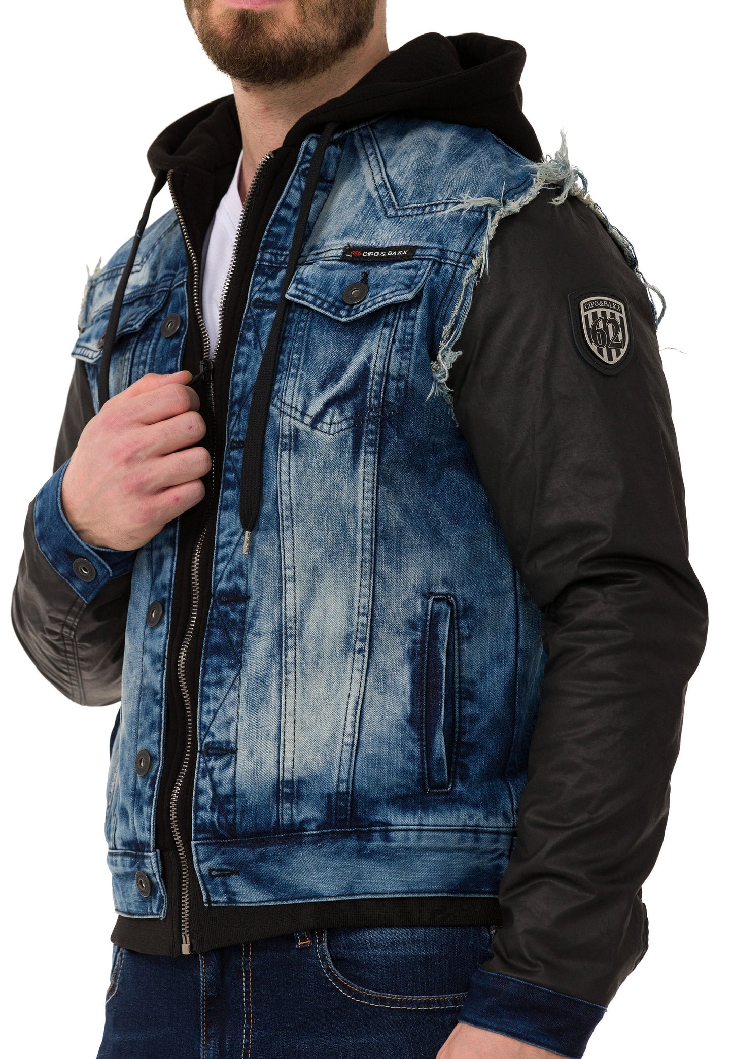 Cipo & Baxx AUSTIN Herren Jeans Jacke Denim C-1290