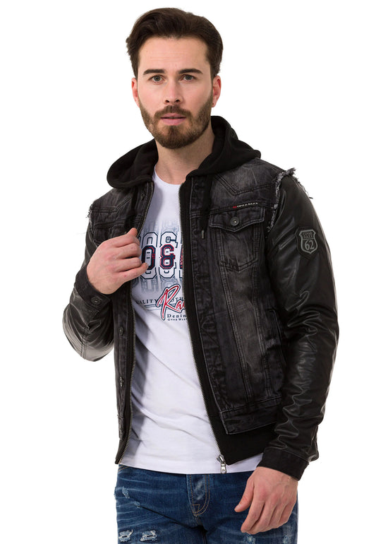 Cipo &amp; Baxx COLBY Chaqueta vaquera para hombre Denim C1290