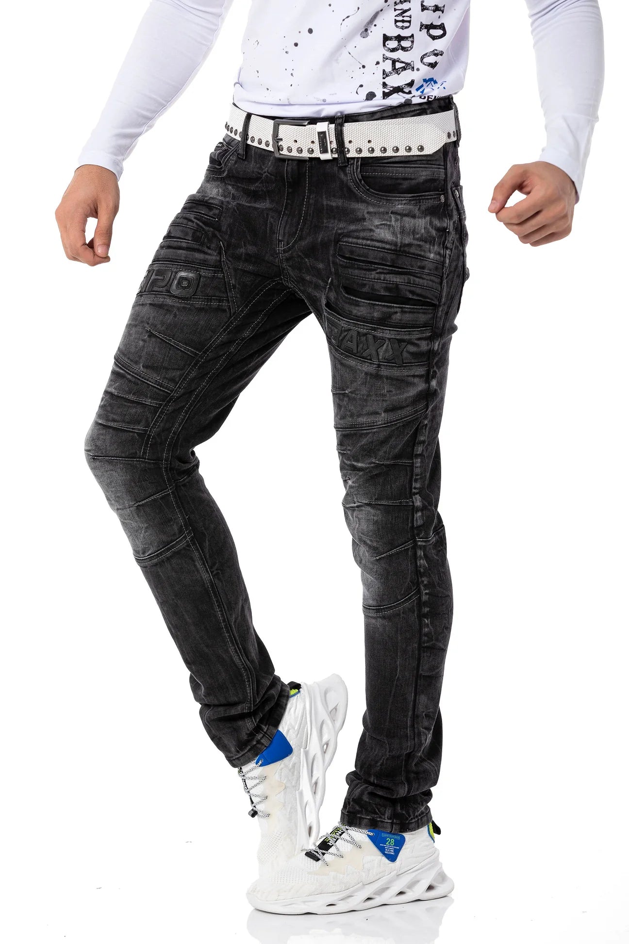 Cipo &amp; Baxx CHICAGO Vaqueros Hombre Denim CD491