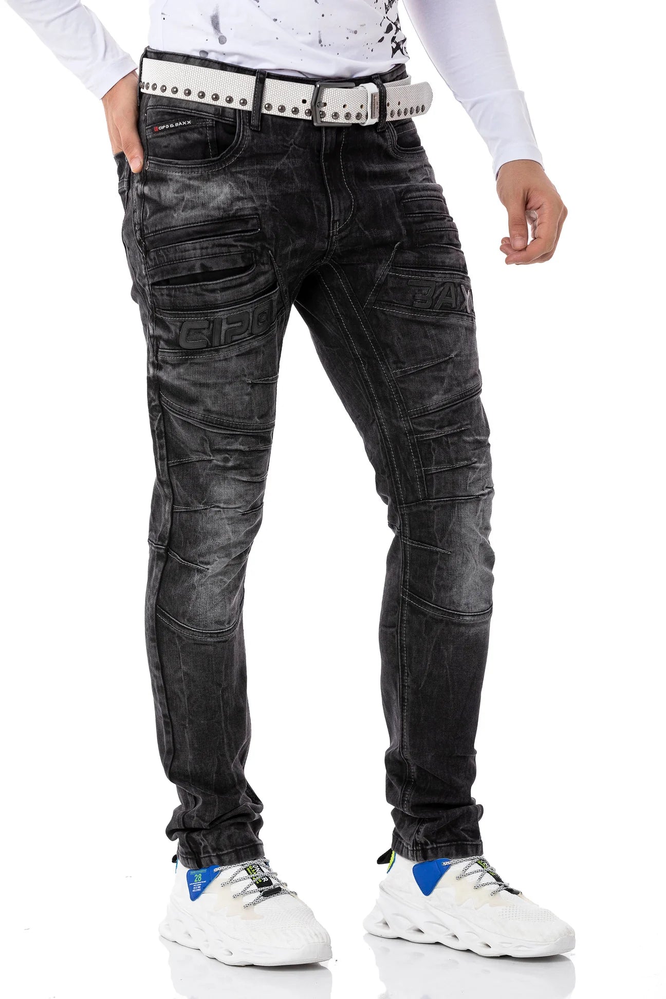 Cipo &amp; Baxx CHICAGO Men's Jeans Denim CD491