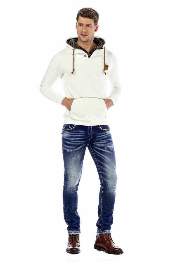 Sudadera con capucha de hombre Cipo &amp; Baxx GOLDFIELD CL459