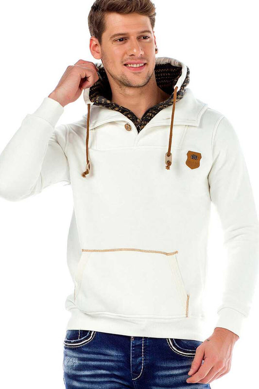 Sudadera con capucha de hombre Cipo &amp; Baxx GOLDFIELD CL459