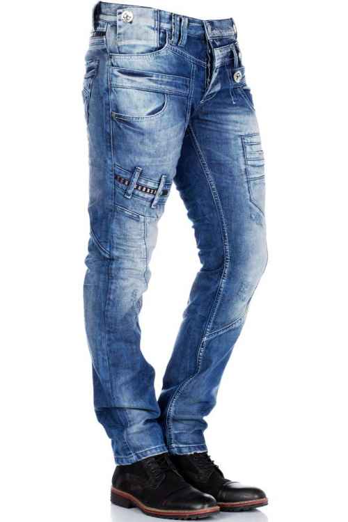 Cipo &amp; Baxx PULA Vaqueros Hombre Denim CD111