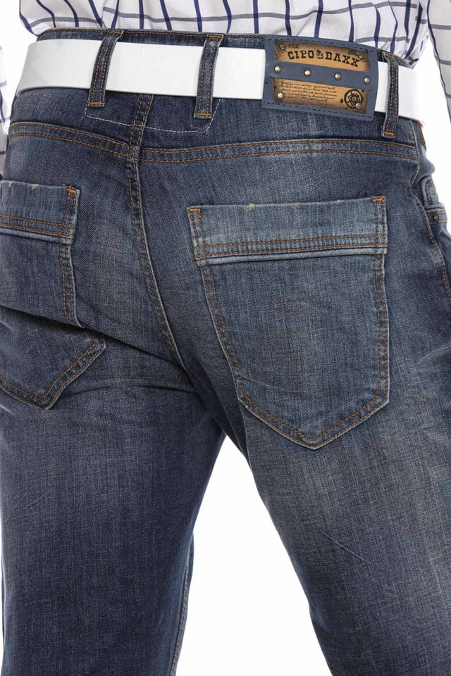 Cipo &amp; Baxx PRINCETON Vaqueros Hombre Denim CD287