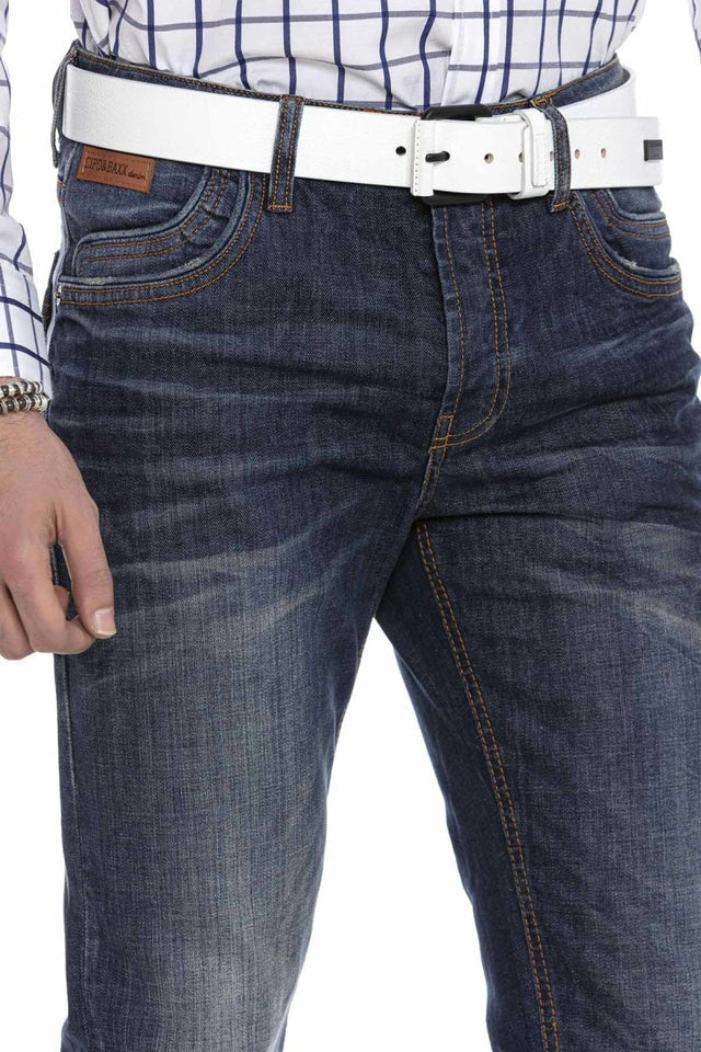 Cipo & Baxx IVO Herren Jeans Denim Straight Fit CD186A