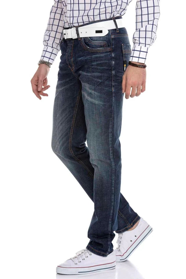 Cipo & Baxx IVO Herren Jeans Denim Straight Fit CD186A