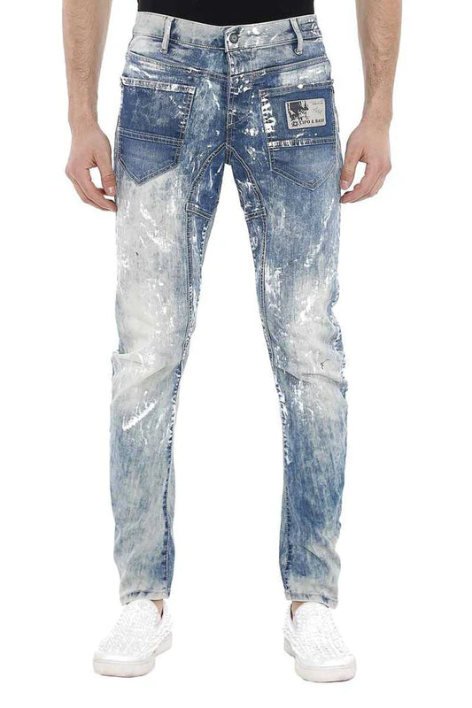 Cipo &amp; Baxx CUTLER Vaqueros Hombre Denim CD254