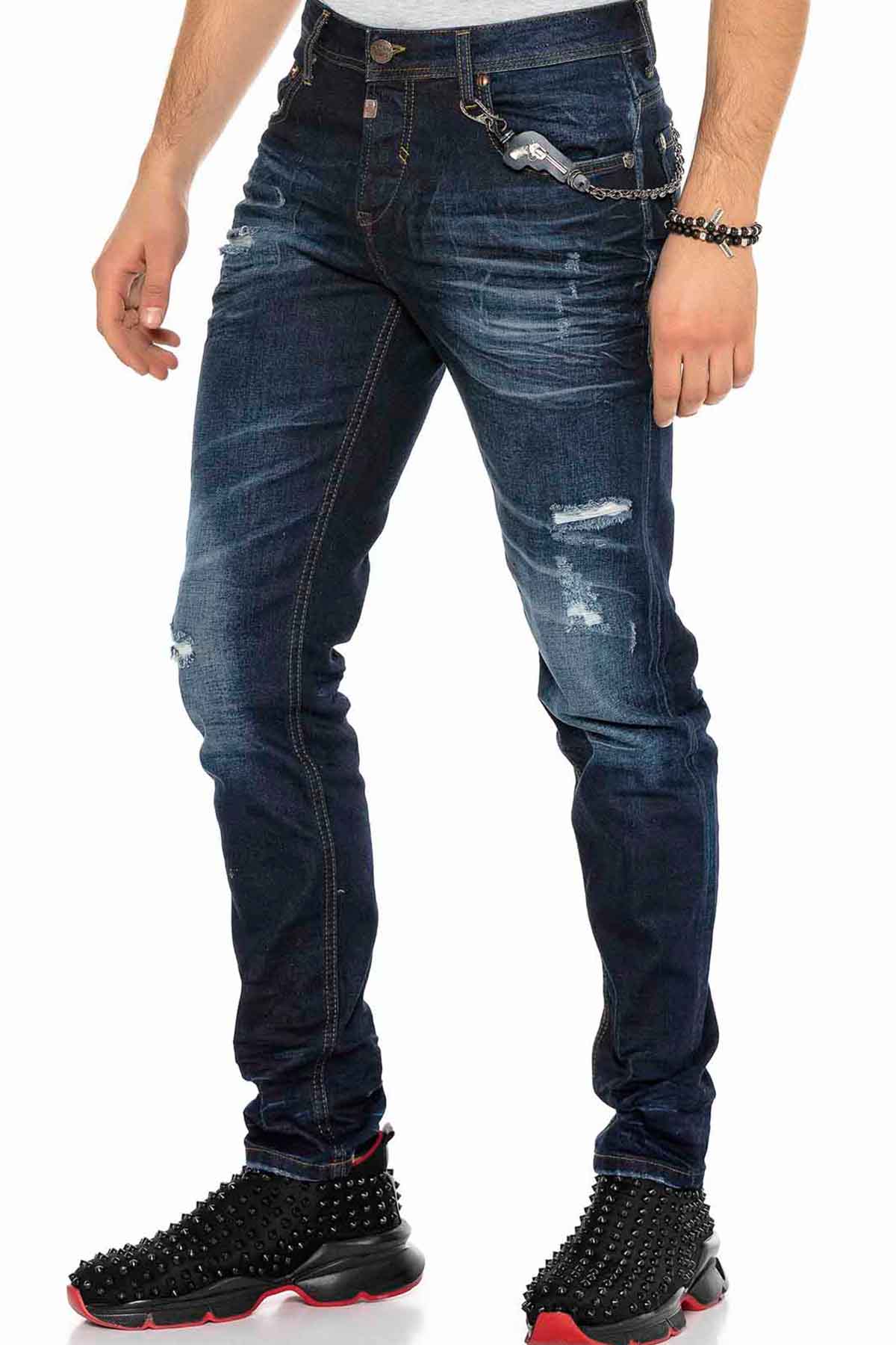 Cipo &amp; Baxx PENTAGON jeans de hombre denim CD574