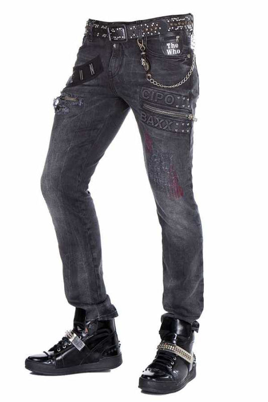 Vaqueros de hombre Cipo &amp; Baxx SUNSET denim CD228A