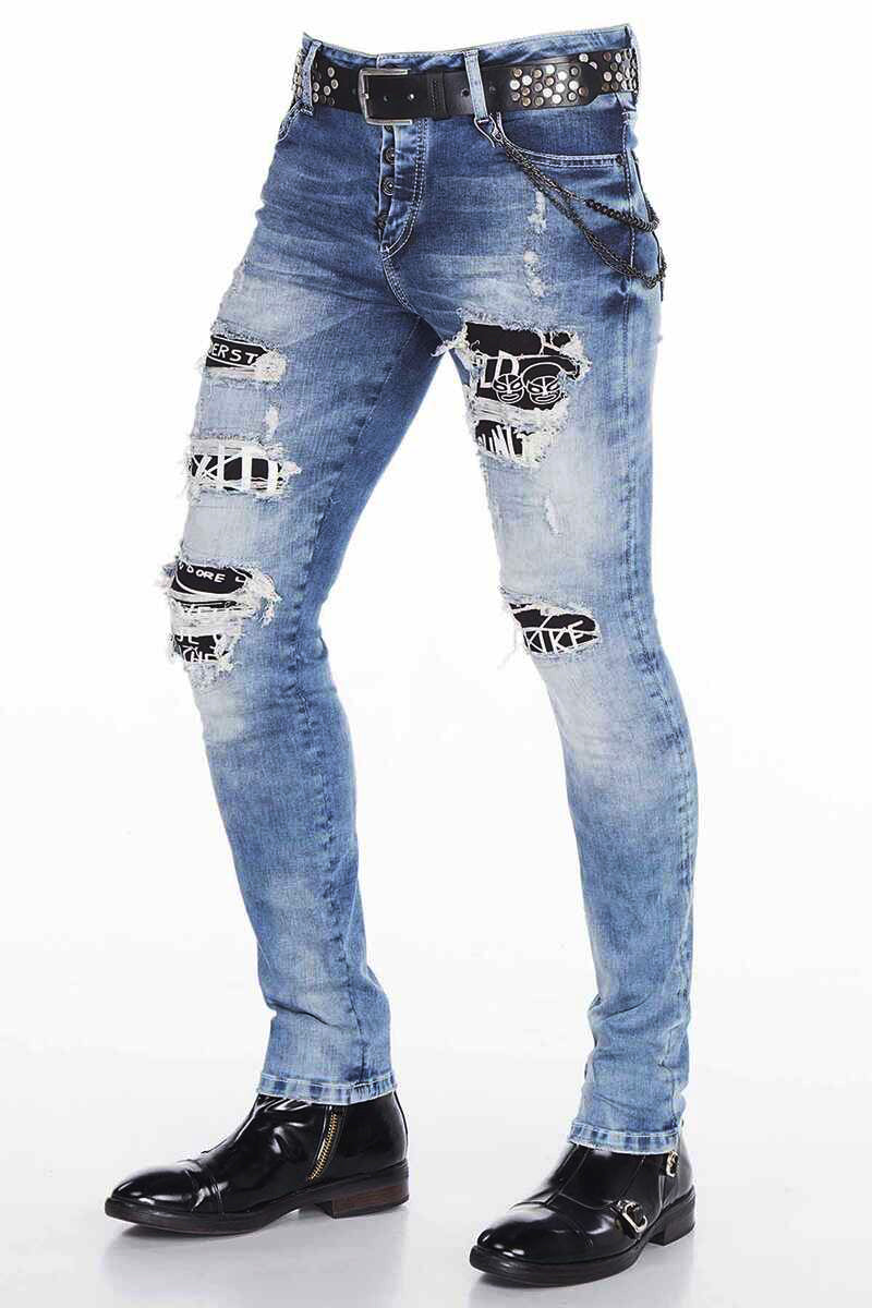 Cipo &amp; Baxx WESTSIDE Men's Jeans Denim CD417